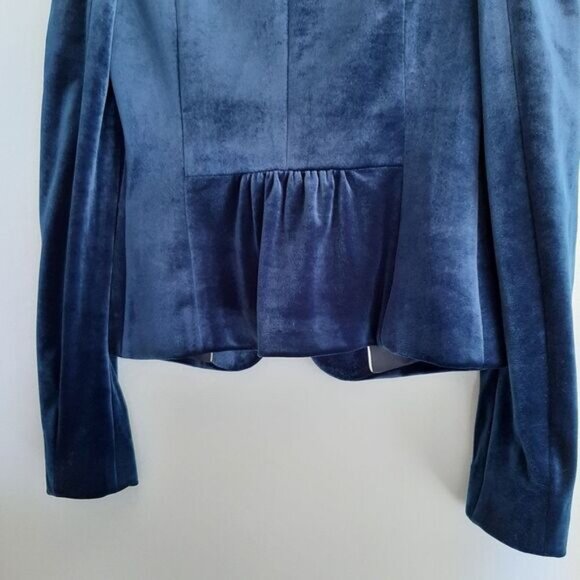 Esprit Deep Blue Velvet Blazer - Picture 14 of 16